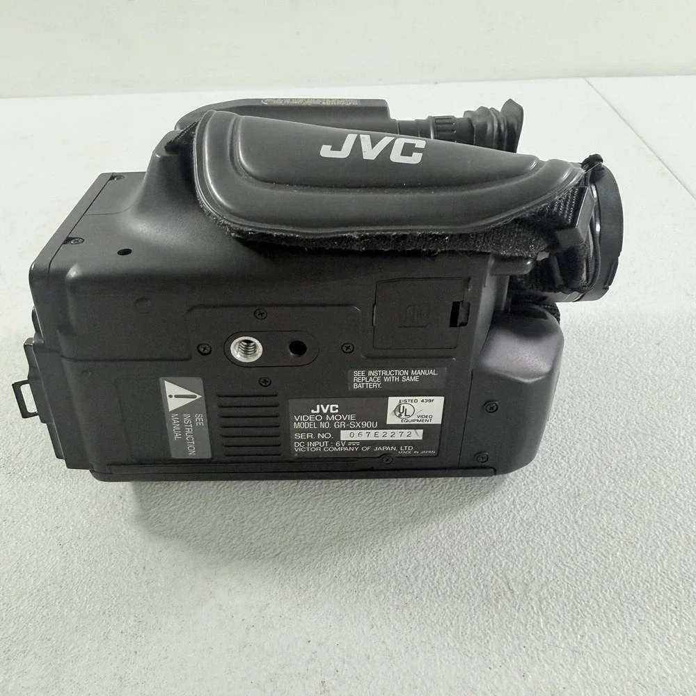 JVC GR-SX90U Compact Super VHS VHS-C Camcorder Video Camera AS IS UNTESTED
